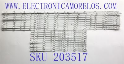 KIT DE LED'S PARA TV VIZIO ((INCOMPLETO SOLO 19 PIEZAS)) / NUMERO DE PARTE NS0317 / LB-GM3030-GJVIZIO6510X18VB20-L-S / LB-GM3030-GJVIZIO6510X18VB20-R-S / 210BZ06DRB339CF04X / 50B2000NDM9N / 65VB20-L / 65VB20-R / PANEL TPT650UA-QVN07.U / MODELO M65Q7-H1